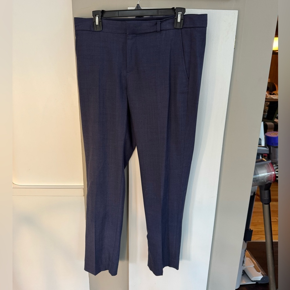 BANANA REPUBLIC NAVY SUIT PANTS SIZE 8